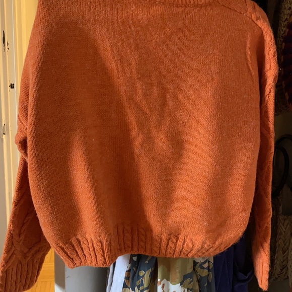 RAGA orange acrylic sweater XS - Picture 3 of 4